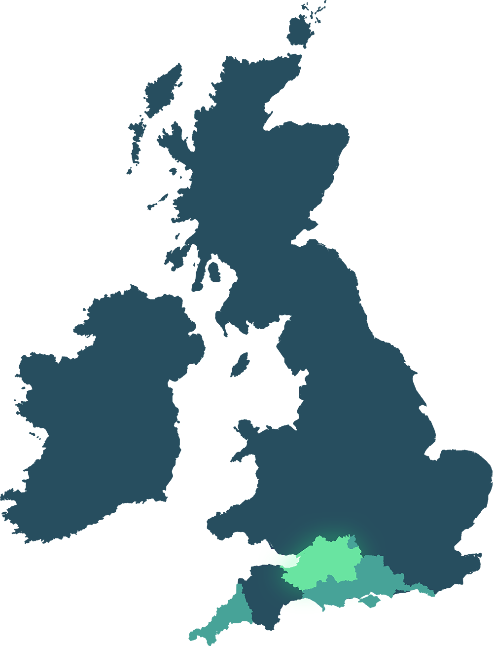 EnTrade catchment area map EnTrade catchment area map
